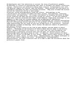 Essays 'The kind of evidence that archaeologists, anthropologists, and paleontologists s', 1.