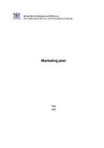 Business Plans 'Marketing Plan', 1.
