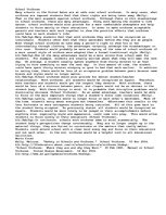 Essays 'School Uniforms', 1.