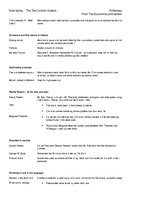 Samples 'Note Taking - the Two Column System', 2.