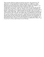 Essays 'Generational Differences', 1.