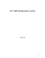 Essays 'Air Traffic Tendencies in Latvia', 1.
