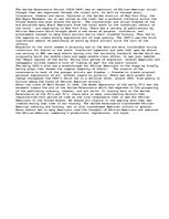 Essays 'The Harlem Renaissance Period', 1.