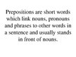 Presentations 'Prepositions', 4.