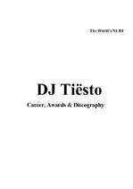 Research Papers 'DJ Tiesto: Career, Awards & Discography', 1.