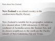 Presentations 'Tourisms Situations in New Zealand', 3.