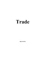 Summaries, Notes 'Trade', 1.