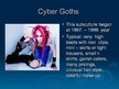 Presentations 'Goth Subculture', 6.