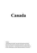 Summaries, Notes 'Canada', 1.