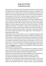 Research Papers 'War and Poverty', 1.