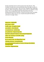 Summaries, Notes 'Angol érettségi szóbeli témakörök', 12.