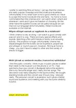 Summaries, Notes 'Angol érettségi szóbeli témakörök', 20.