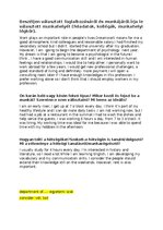 Summaries, Notes 'Angol érettségi szóbeli témakörök', 27.