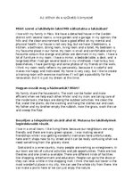 Summaries, Notes 'Angol érettségi szóbeli témakörök', 28.