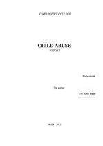 Research Papers 'Child Abuse', 1.