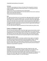 Summaries, Notes 'Children's Rights', 2.