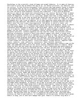 Essays 'The Study of Psychology', 1.