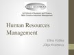 Presentations 'Human Resource Management', 1.