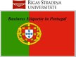 Presentations 'Business Etiquette in Portugal', 1.