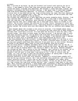 Essays 'My thoughts on being hit by a Car', 2.