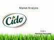 Presentations 'SIA "Cido Grupa" Market Analysis', 1.
