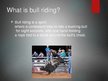Presentations 'Extreme Sports - Bull Riding', 2.