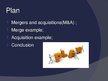 Presentations 'Mergers and Acquisitions', 2.
