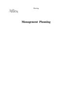 Research Papers 'Management Planning', 1.