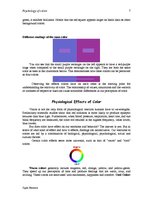 Research Papers 'Psychology of Color', 7.