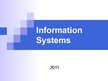 Presentations 'Information Systems', 1.
