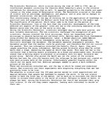 Essays 'The Scientific Revolution', 1.