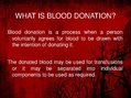 Presentations 'Blood Donation', 2.