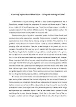 Essays 'Case Study Report about “Ellen Moore: Living and Working in Korea"', 1.