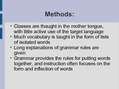 Presentations 'Grammar Translation Methods. Methodology', 4.