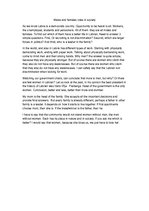 Essays 'Males and Females Roles in Society', 1.