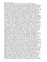 Essays 'American Revolution', 1.