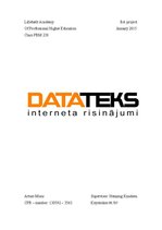 Term Papers 'Company "Datateks"', 1.