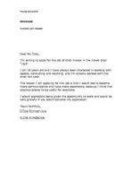 Samples 'Curriculum Vitae', 2.