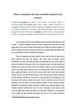 Essays 'Monopoly', 1.