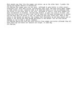 Essays 'Spring and Fall VS. Summer and winter', 1.