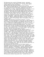 Essays 'The European Renaisance', 1.