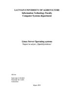 Research Papers 'Linux Server Operating Systems', 1.