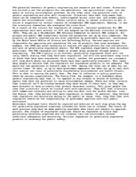 Essays 'Regulating Risks for Genetic Engineering', 1.