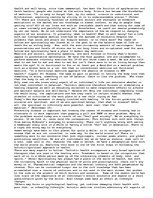 Essays 'Holistic Medicine and Spirituality', 1.