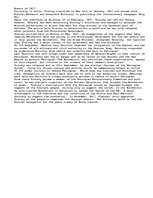 Essays 'Leon Trotsky - Events Of 1917', 1.