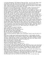 Essays 'The Twisted Fate, Romeo and Juliet by William Shakespeare', 1.