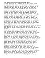 Essays 'Early Christian Procecution in The Roman Empire ', 1.