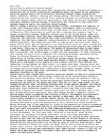 Essays 'How and why Do Political Systems Change? ', 1.