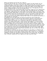 Essays 'Changes and effects the Cold war had on America', 1.