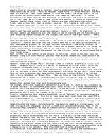 Essays 'Urban Legends', 1.